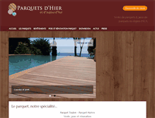 Tablet Screenshot of parquet-deco-var.com